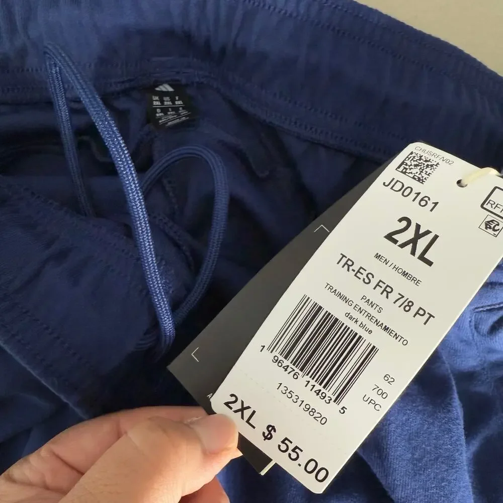 Adidas Training Joggers, Blue, 2XL